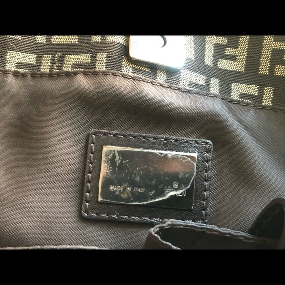 Authentic Fendi Zucchino tote bag - Picture 10 of 13